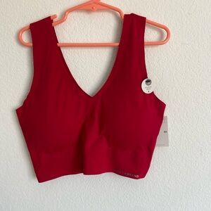 New women lucky brand Invisibles  Lightly Lined Comfort V-Neck Bralette size m